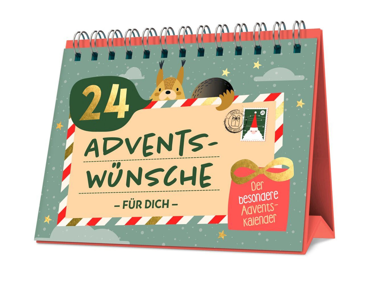 24 Adventswünsche für dich - Adventskalender