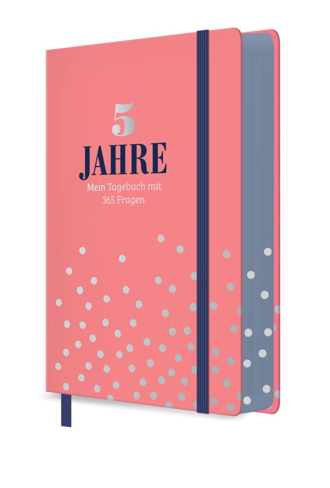 5 Jahre - Mein Tagebuch mit 365 Fragen (rosa mit Polka-Dots) (Esther Neuberg)