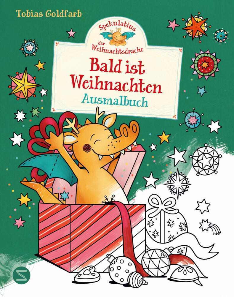 Spekulatius, der Weihnachtsdrache. Bald ist Weihnachten. Ausmalbuch (Tobias Goldfarb)