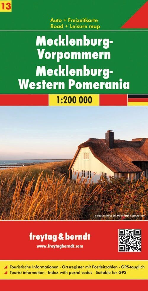 freytag & berndt Straßenkarte Mecklenburg-Vorpommern 1:200.000
