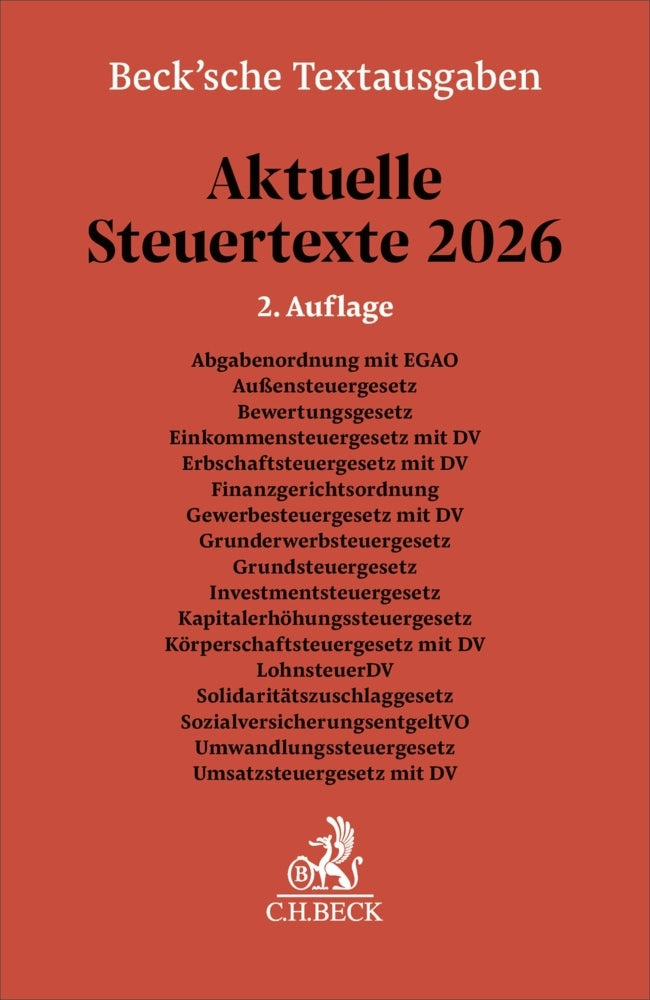 Aktuelle Steuertexte 2026