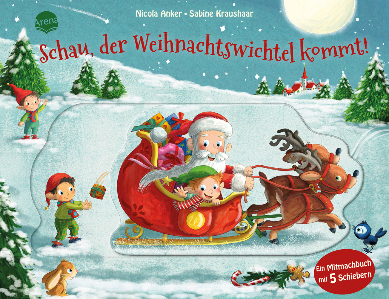 Schau, der Weihnachtswichtel kommt! (Nicola Anker)