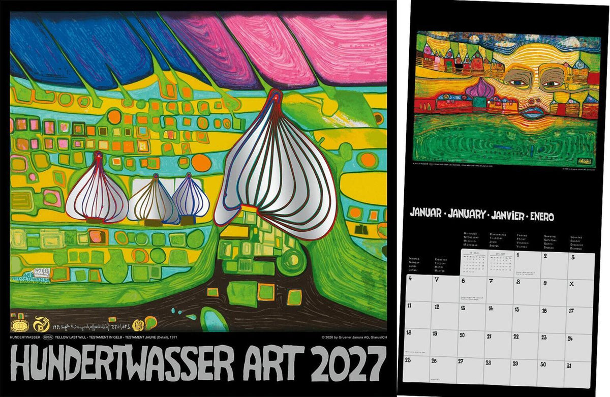 Hundertwasser Broschürenkalender Art 2027 (Wörner Verlag Gmbh)