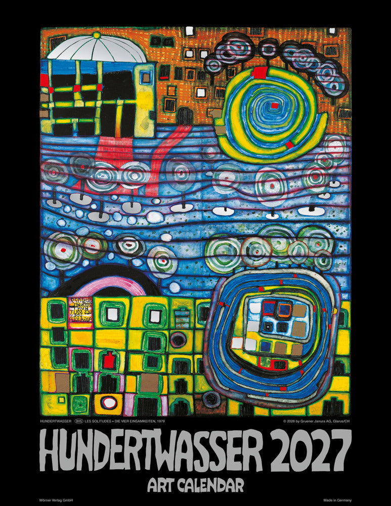 Hundertwasser Art Calendar 2027 (Wörner Verlag Gmbh)