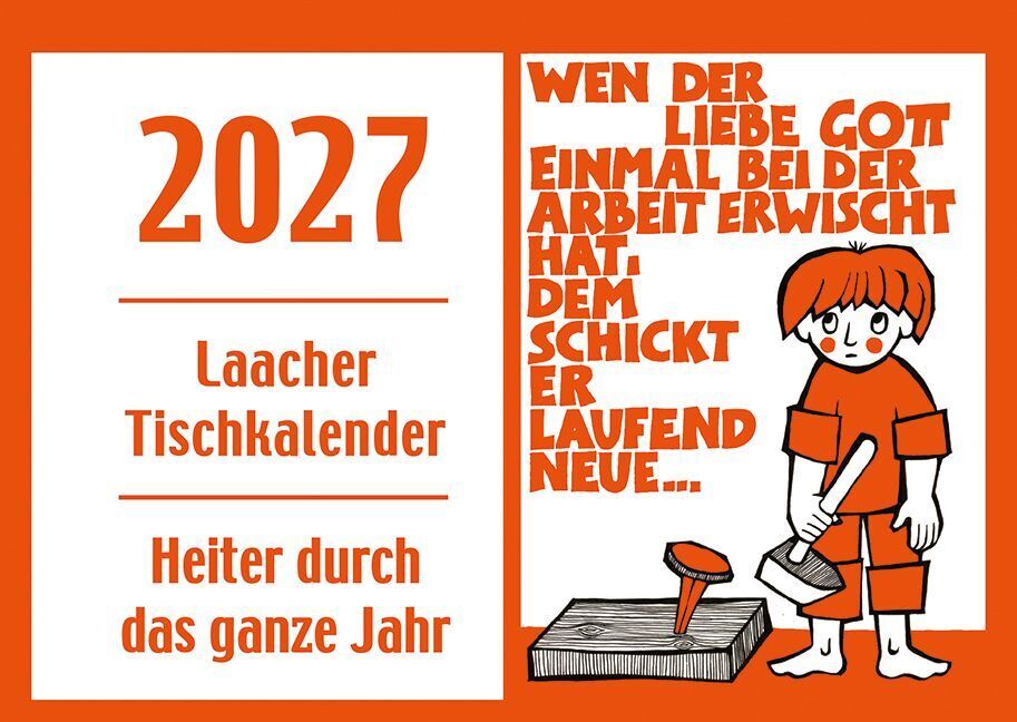 Laacher Tischkalender - Heiter durch das Jahr 2027 (Beate Heinen)