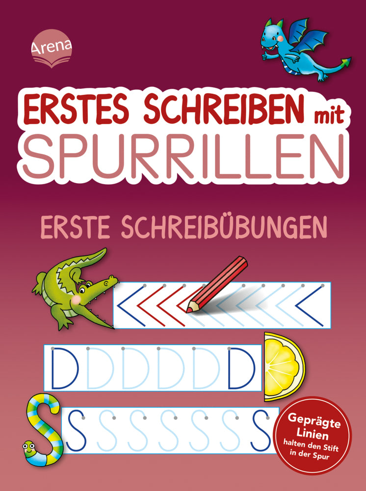 Erstes Schreiben mit Spurrillen. Erste Schreibübungen (Helen Seeberg)