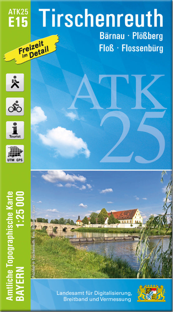 ATK25-E15 Tirschenreuth (Amtliche Topographische Karte 1:25000) (Breitband Und Vermessung, Bayern Landesamt Für Digitalisierung)