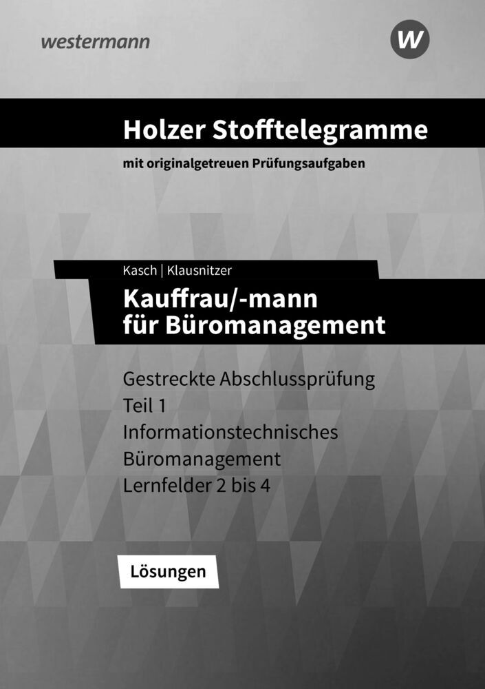 Holzer Stofftelegramme Baden-Württemberg - Kauffrau/-mann für Büromanagement (Lars Klausnitzer)