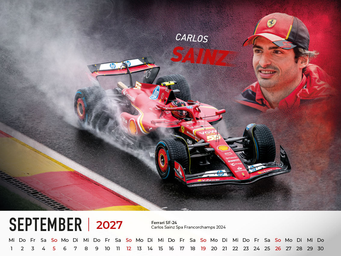 Ferrari Legenden in der Formel 1 Kalender 2027 (Frank Pommer)