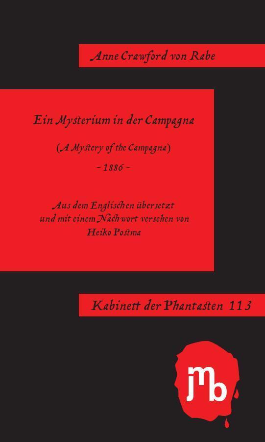 Ein Mysterium in der Campagna (Anne Crawford Von Rabe)