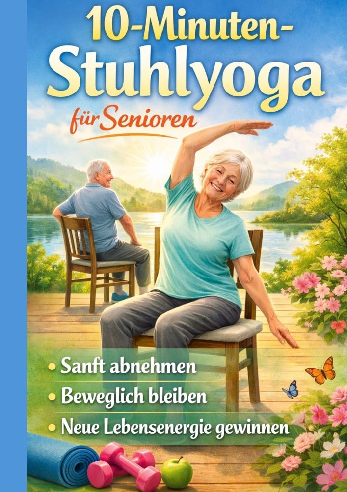 10-Minuten-Stuhlyoga für Senioren Sanft abnehmen, beweglich bleiben und neue Lebensenergie gewinnen-Geschenk für ältere Menschen (Mia Fitwell)