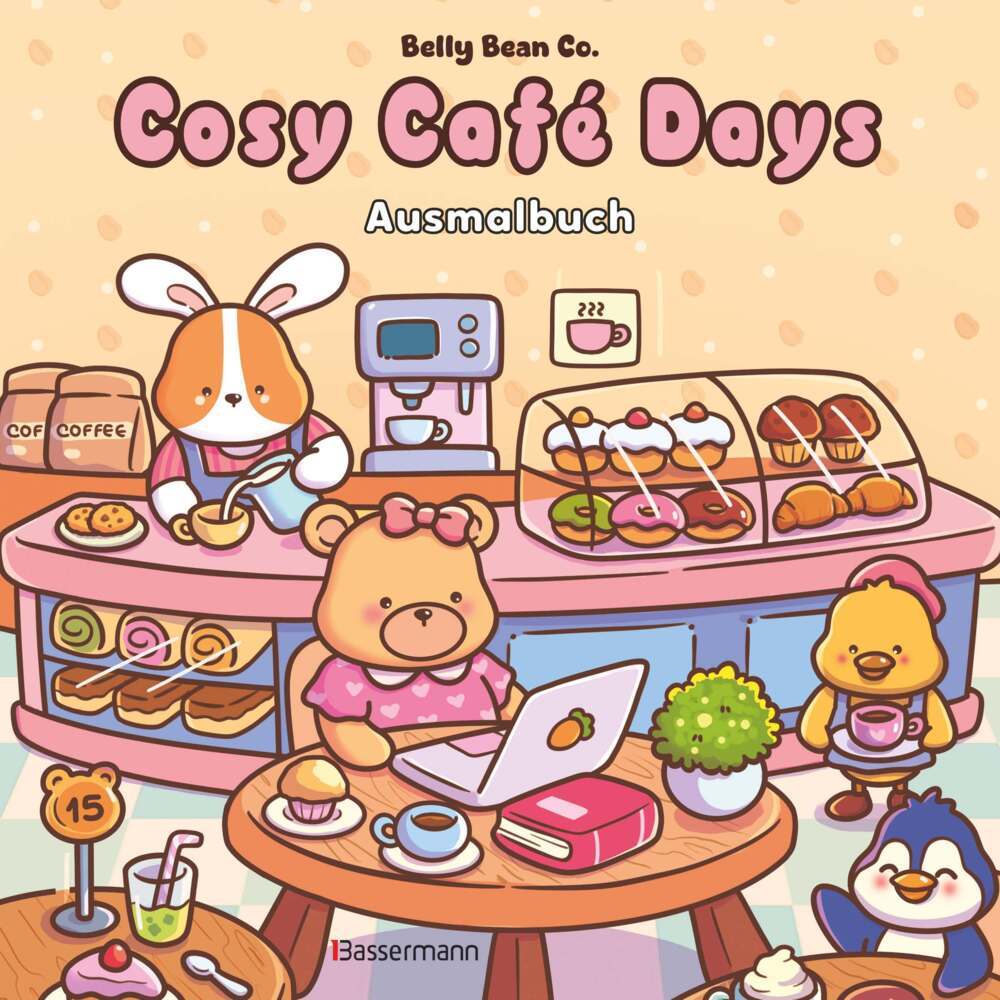 Cosy Café Days - Ausmalbuch (Belly Bean Co.)