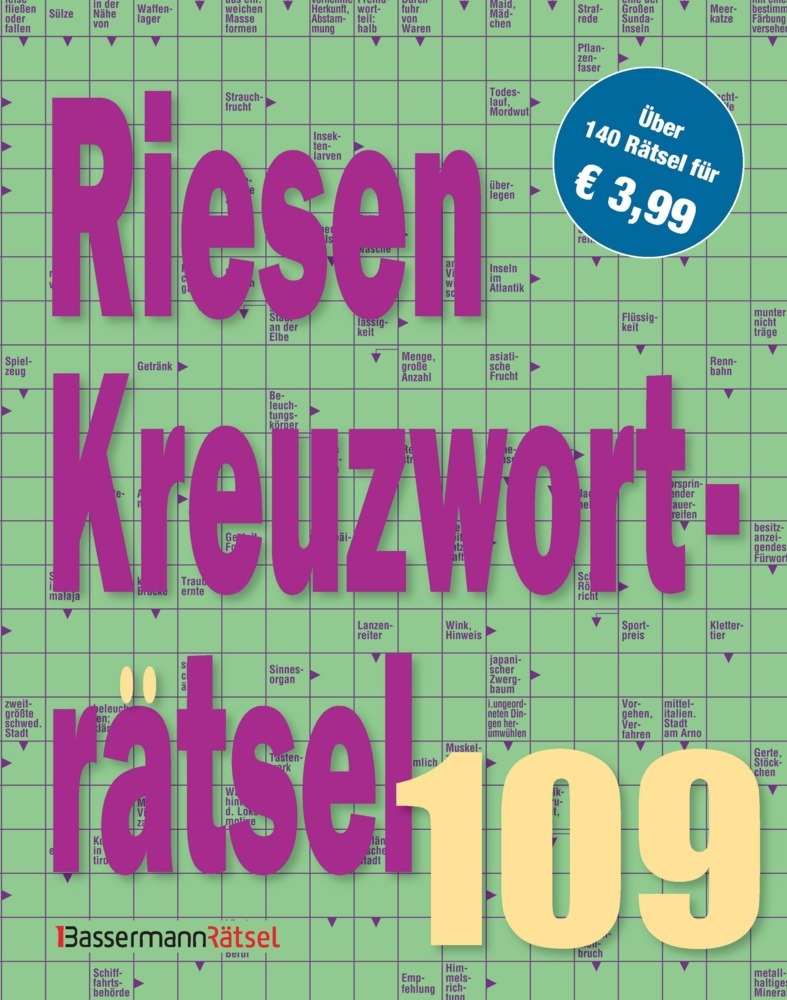 Riesen-Kreuzworträtsel 109 (Eberhard Krüger)