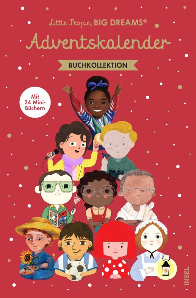 Little People, BIG DREAMS - Adventskalender, 24 Teile (Insel Verlag)