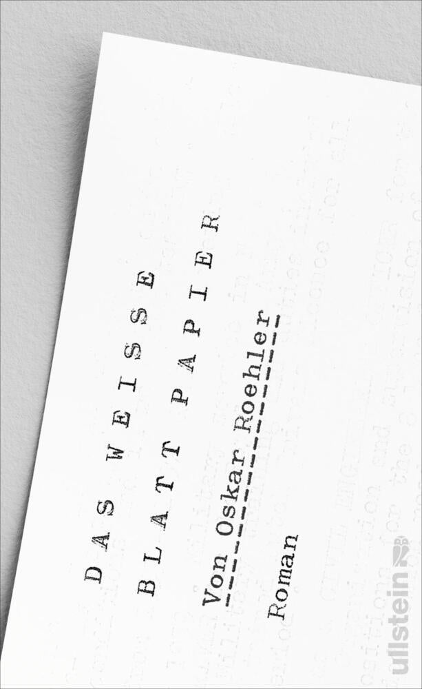 Das weiße Blatt Papier (Oskar Roehler)