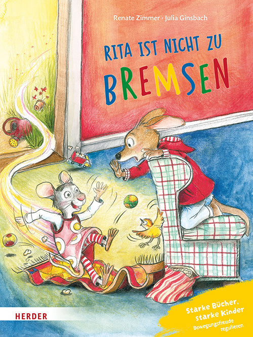 Konrad Känguru und Rita Rennmaus. Rita ist nicht zu bremsen (Renate Zimmer)