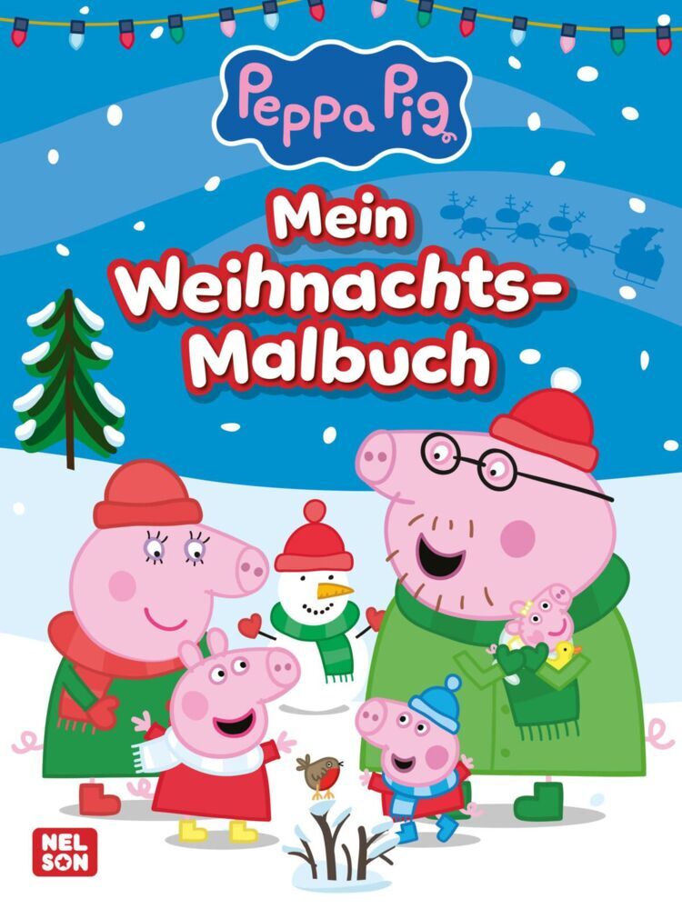 Peppa Wutz Ausmalbilder: Mein Weihnachtsmalbuch