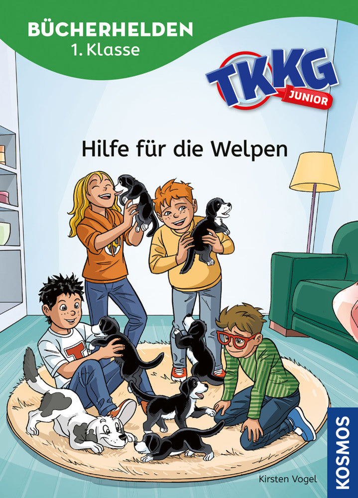 TKKG Junior, Bücherhelden 1. Klasse, Hilfe für die Welpen (Kirsten Vogel)