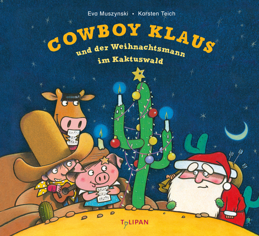 Cowboy Klaus und der Weihnachtsmann im Kaktuswald (Karsten Teich)