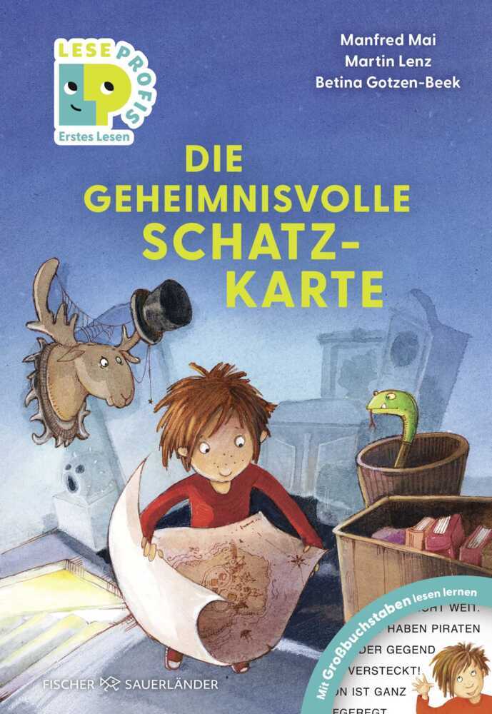 Leseprofis - GROSSBUCHSTABEN: DIE GEHEIMNISVOLLE SCHATZKARTE, Erstes Lesen (Manfred Mai)