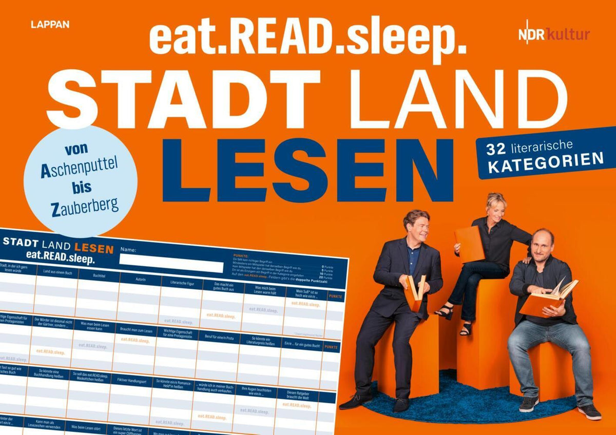 Stadt, Land, Lesen - eat.READ.sleep-Edition (Lappan Verlag)