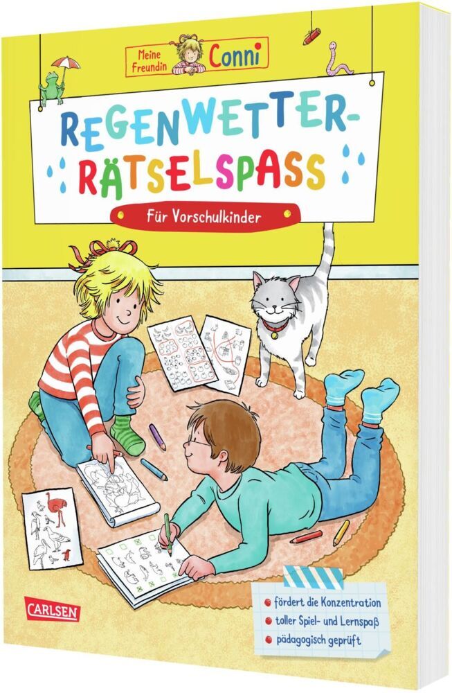 Conni Gelbe Reihe (Beschäftigungsbuch): Regenwetter-Rätselspaß für Vorschulkinder (Hanna Sörensen)