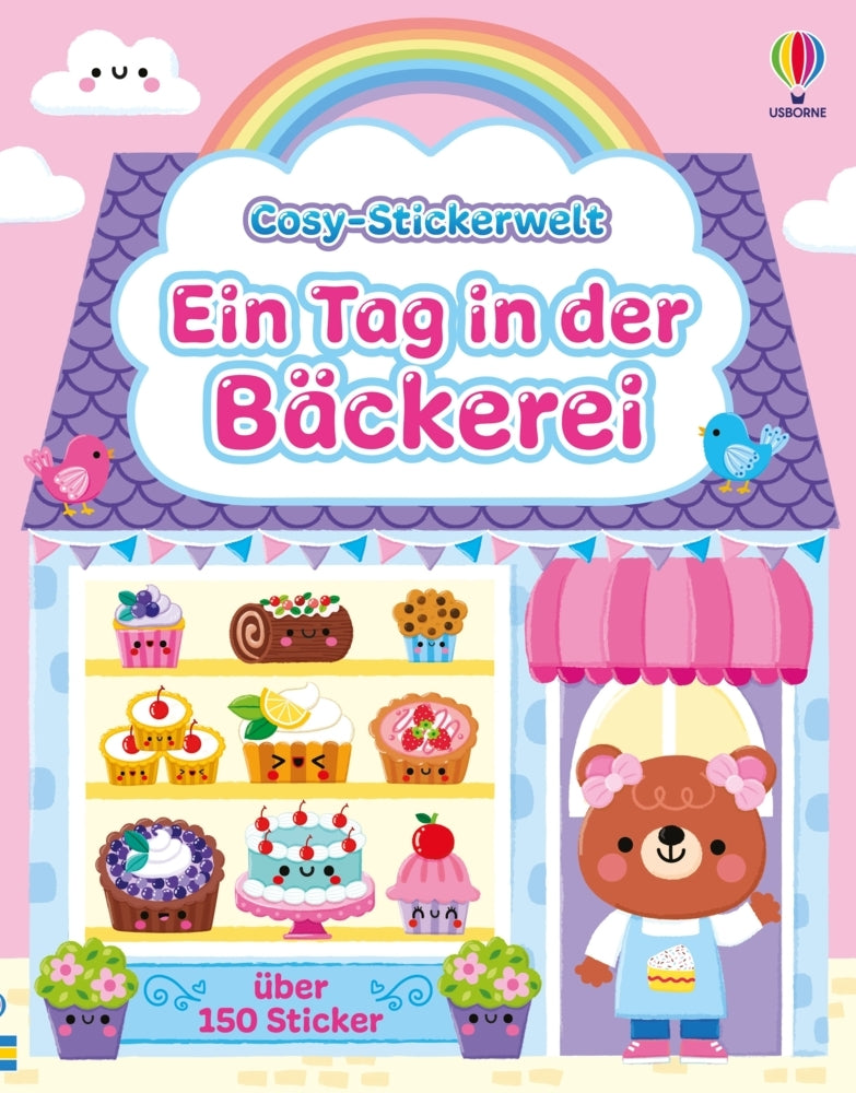 Cosy-Stickerwelt: Ein Tag in der Bäckerei (Lesley Sims)