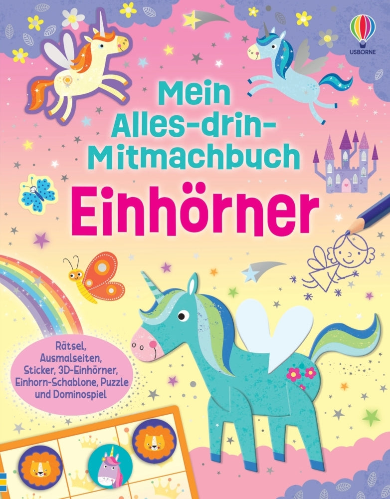 Mein Alles-drin-Mitmachbuch: Einhörner (Kirsteen Robson)