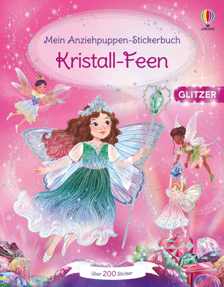 Mein Anziehpuppen-Stickerbuch: Kristall-Feen (Fiona Watt)