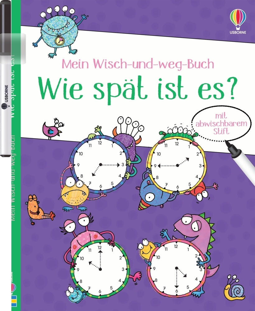 Mein Wisch-und-weg-Buch: Wie spät ist es? (Jessica Greenwell)