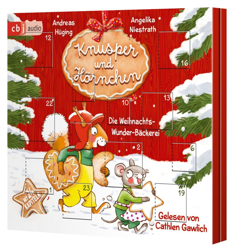 Knusper und Hörnchen - Die Weihnachts-Wunder-Bäckerei, 2 Audio-CD (Andreas Hüging)