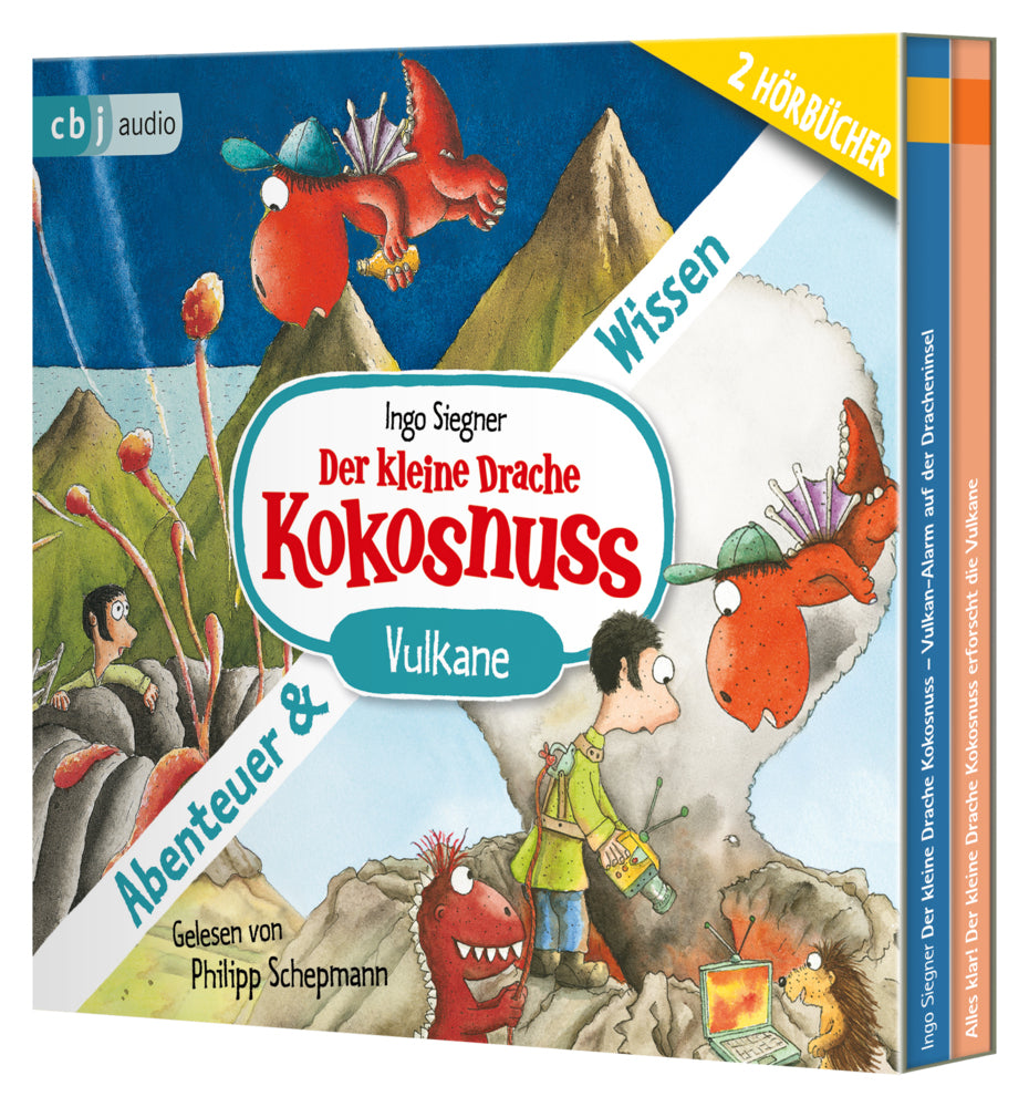 Der kleine Drache Kokosnuss - Abenteuer & Wissen - Vulkane 07, 2 Audio-CD (Ingo Siegner)