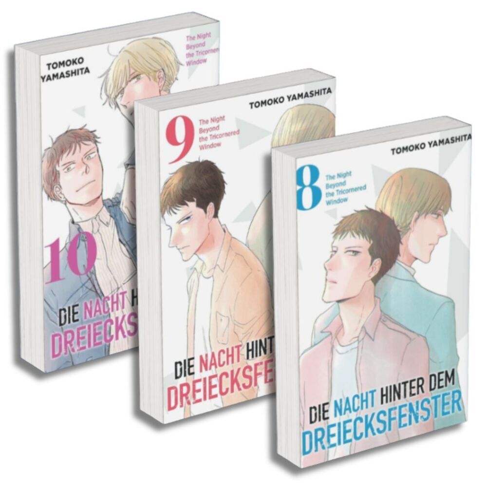 Die Nacht hinter dem Dreiecksfenster - The Night Beyond the Tricornered Window: Manga Pack 3 (Band 8-10) (Tomoko Yamashita)