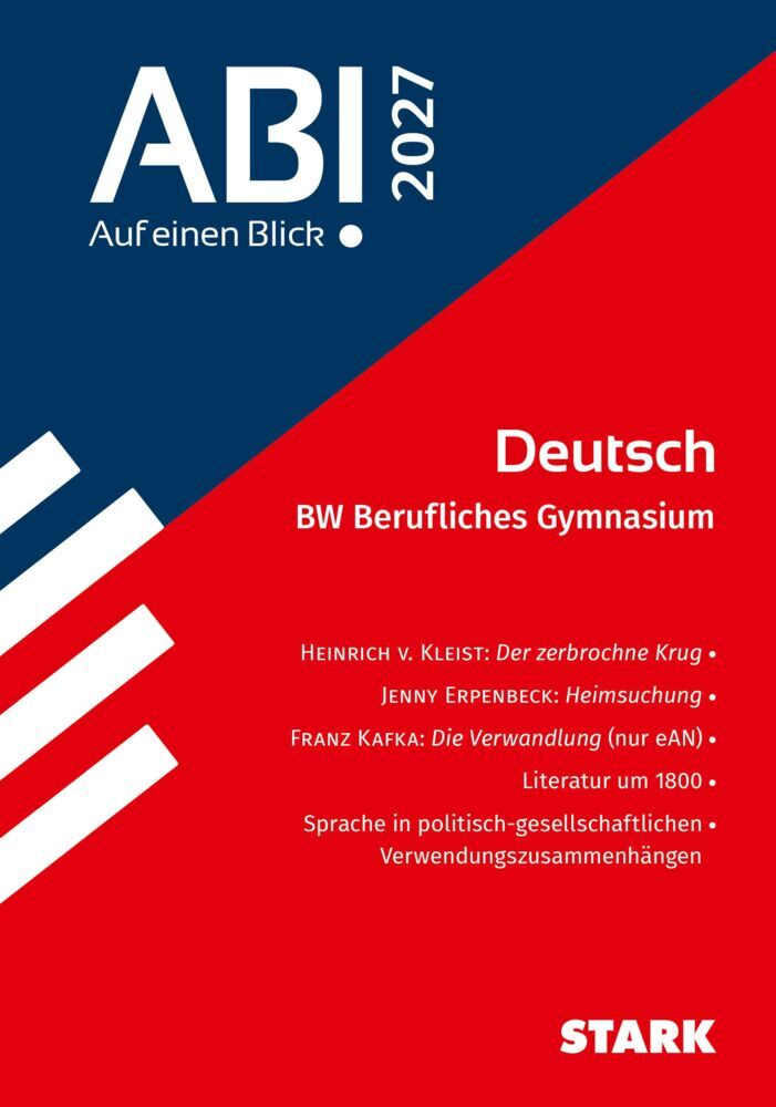 STARK Deutsch - Abi - Auf einen Blick! 2027 BW Berufliches Gymnasium (Andreas Bernhardt)