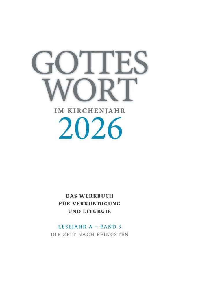 Gottes Wort im Kirchenjahr (Mitteleuropäische Ordensprovinz Der Oblaten Der Makellosen Jungfrau Maria)