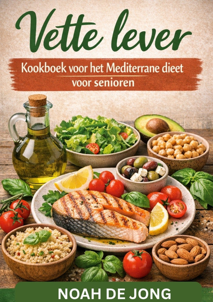 Vette lever Kookboek voor het Mediterrane dieet voor senioren (Noah De Jong)
