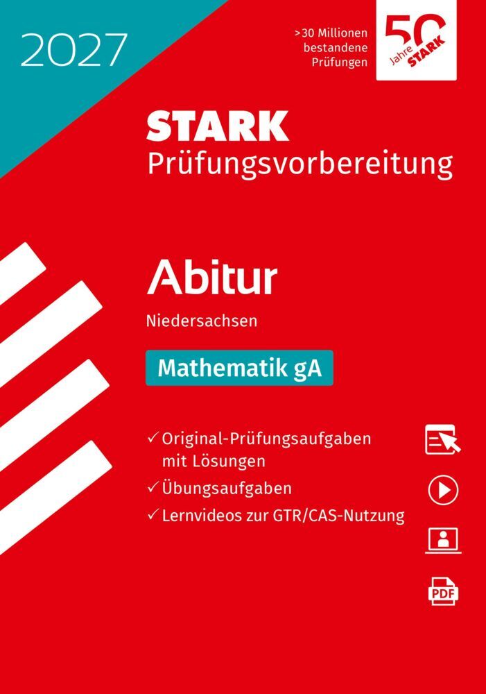 STARK Mathematik gA - Abitur 2027 Niedersachsen - Prüfungsvorbereitung, m. 1 Buch, m. 1 Beilage