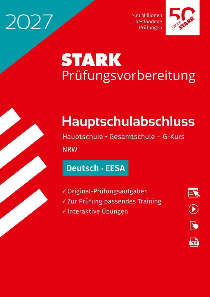STARK Deutsch - Hauptschulabschluss (EESA) 2027 NRW - Prüfungsvorbereitung, m. 1 Buch, m. 1 Beilage