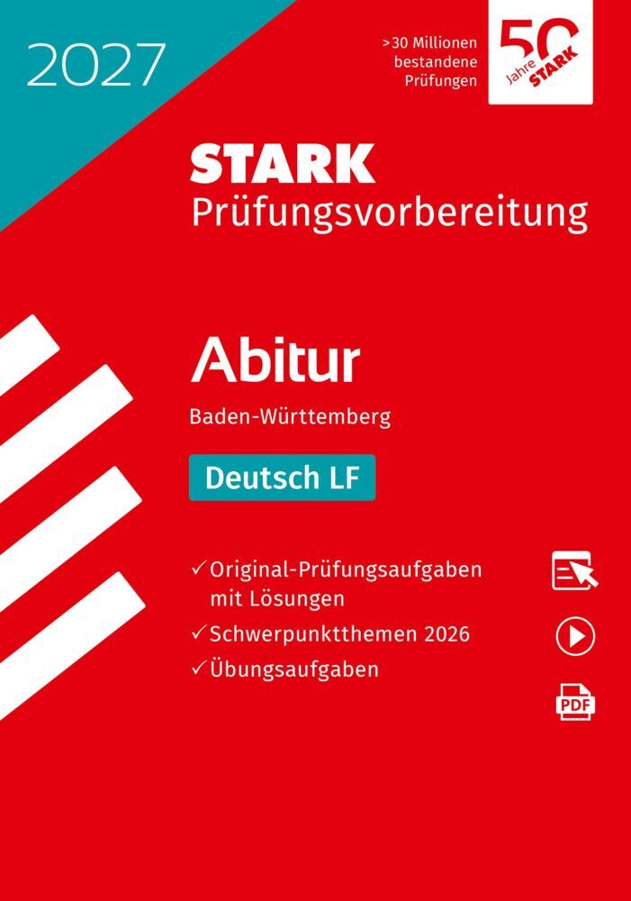 STARK Deutsch LF - Abitur 2027 BW - Prüfungsvorbereitung, m. 1 Buch, m. 1 Beilage