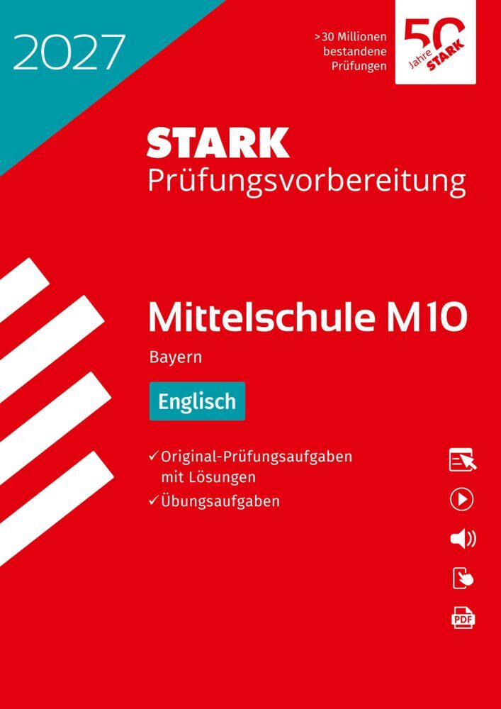 STARK Englisch 10. Klasse - M10 Mittelschule 2027 Bayern - Prüfungsvorbereitung, m. 1 Buch, m. 1 Beilage