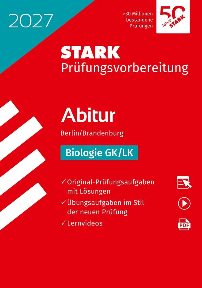 STARK Biologie GK/LK - Abitur 2027 Berlin/Brandenburg - Prüfungsvorbereitung, m. 1 Buch, m. 1 Beilage