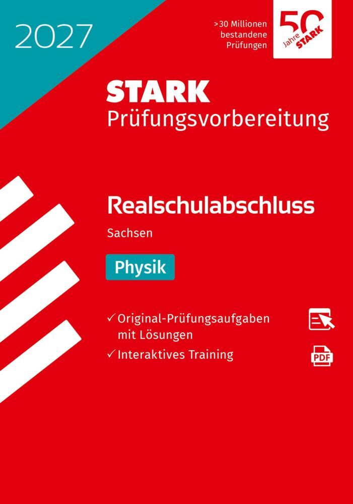 STARK Physik - Realschulabschluss 2027 Sachsen - Prüfungsvorbereitung, m. 1 Buch, m. 1 Beilage