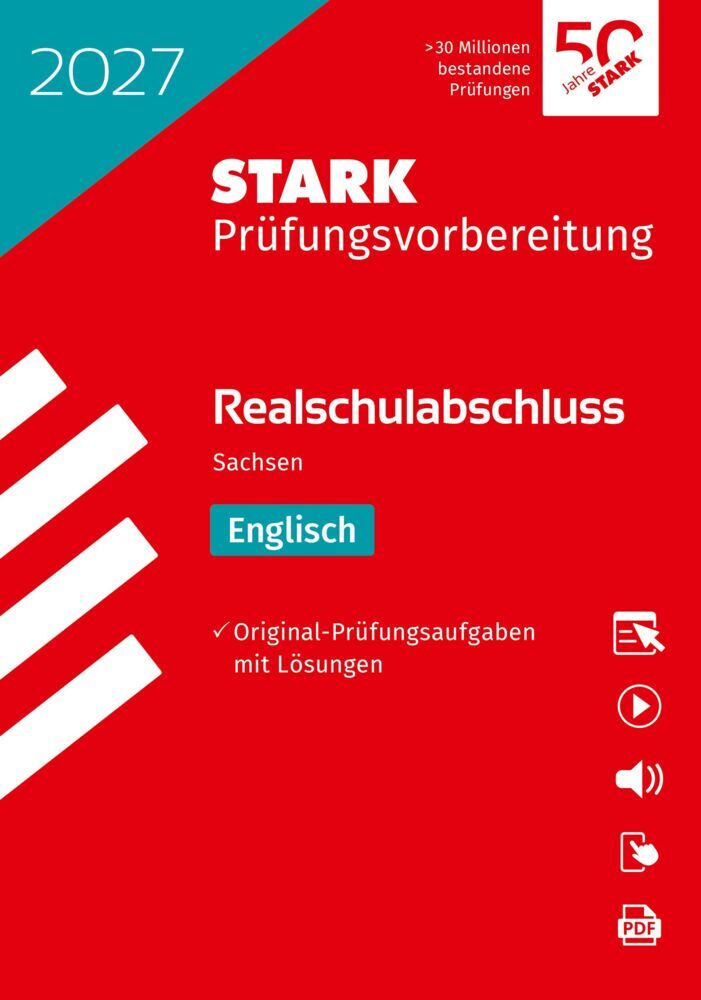 STARK Englisch - Realschulabschluss 2027 Sachsen - Prüfungsvorbereitung, m. 1 Buch, m. 1 Beilage