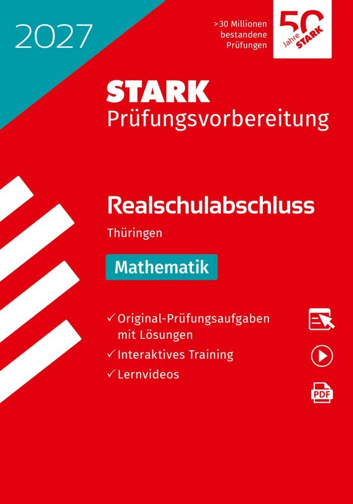 STARK Mathematik - Realschulabschluss 2027 Thüringen - Prüfungsvorbereitung, m. 1 Buch, m. 1 Beilage