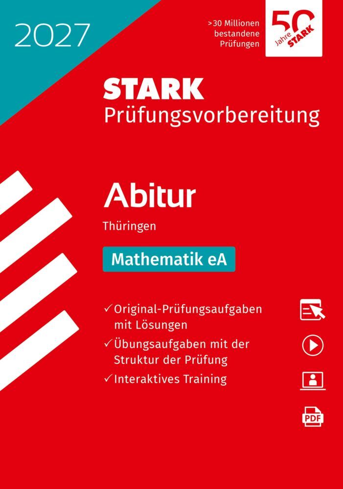 STARK Mathematik - Abitur 2027 Thüringen - Prüfungsvorbereitung, m. 1 Buch, m. 1 Beilage