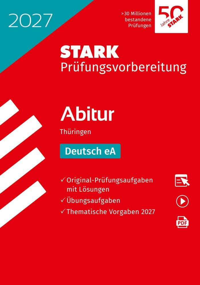 STARK Deutsch - Abitur 2027 Thüringen - Prüfungsvorbereitung, m. 1 Buch, m. 1 Beilage