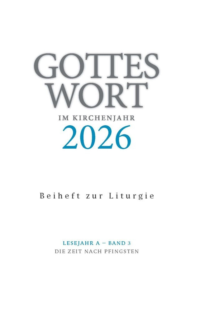 Gottes Wort im Kirchenjahr (Mitteleuropäische Ordensprovinz Der Oblaten Der Makellosen Jungfrau Maria)