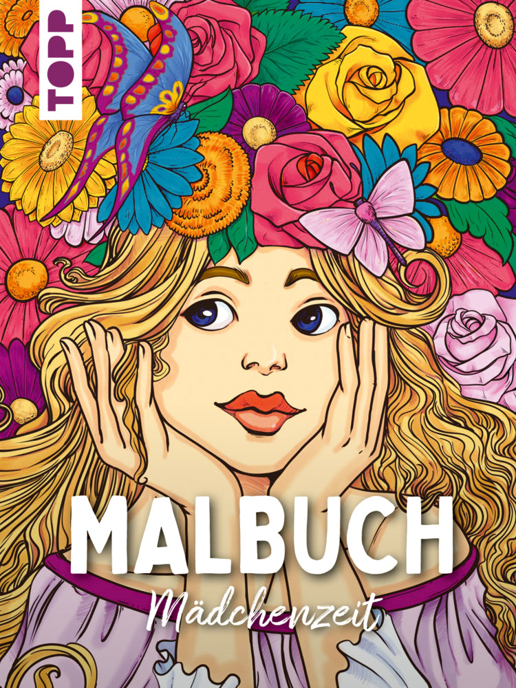 Malbuch Mädchenzeit (Sara Otterstätter)