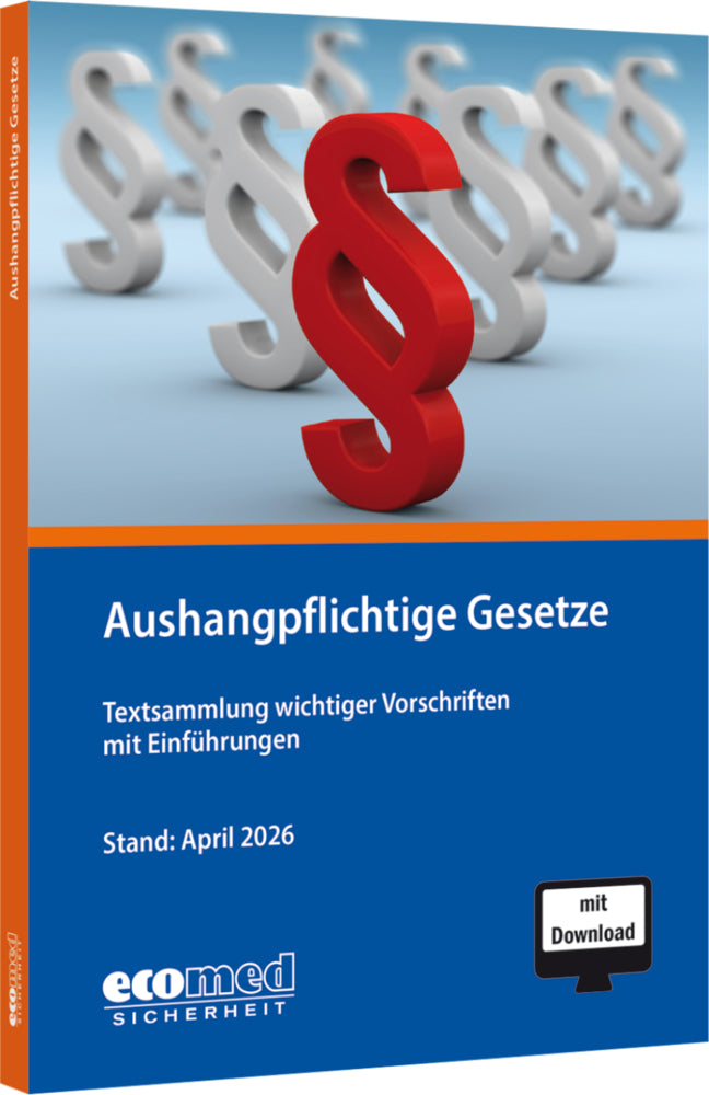 Aushangpflichtige Gesetze (Ecomed-Storck Gmbh)