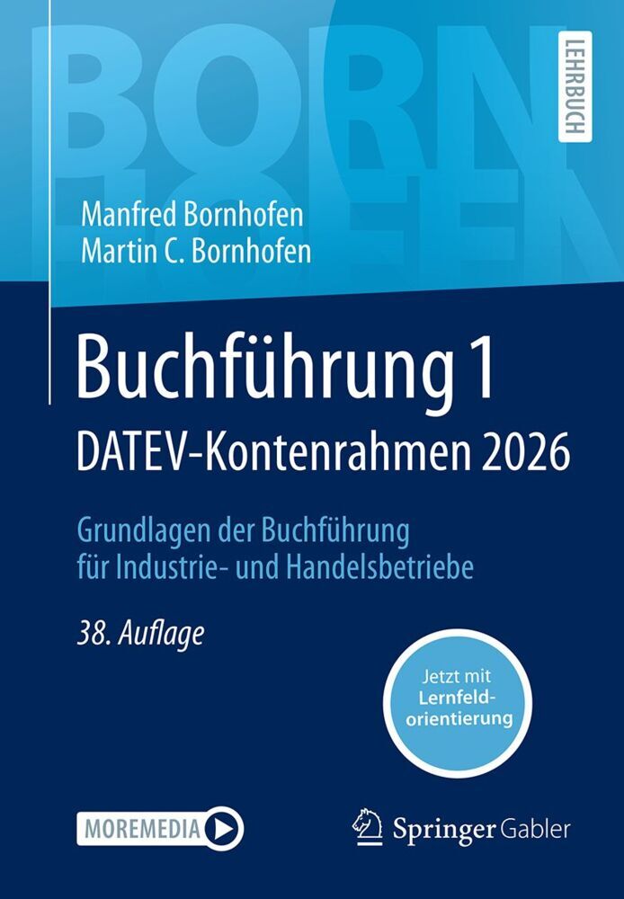 Buchführung 1 DATEV-Kontenrahmen 2026 (Manfred Bornhofen)